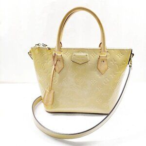 Louis vuitton Hand Bag Montebello PM Cream Vernis 800-050525